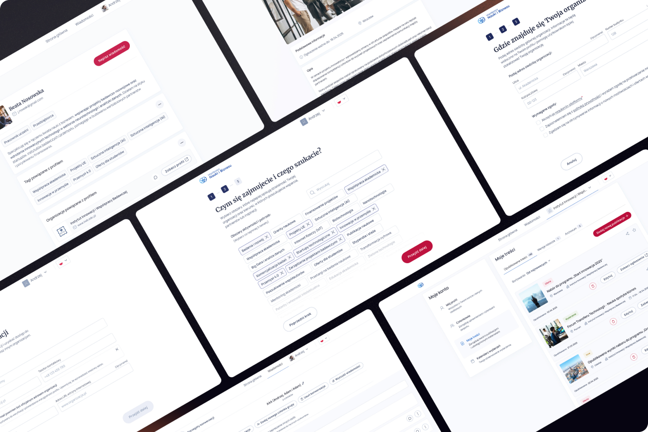 WNiB platform on desktop and mobile