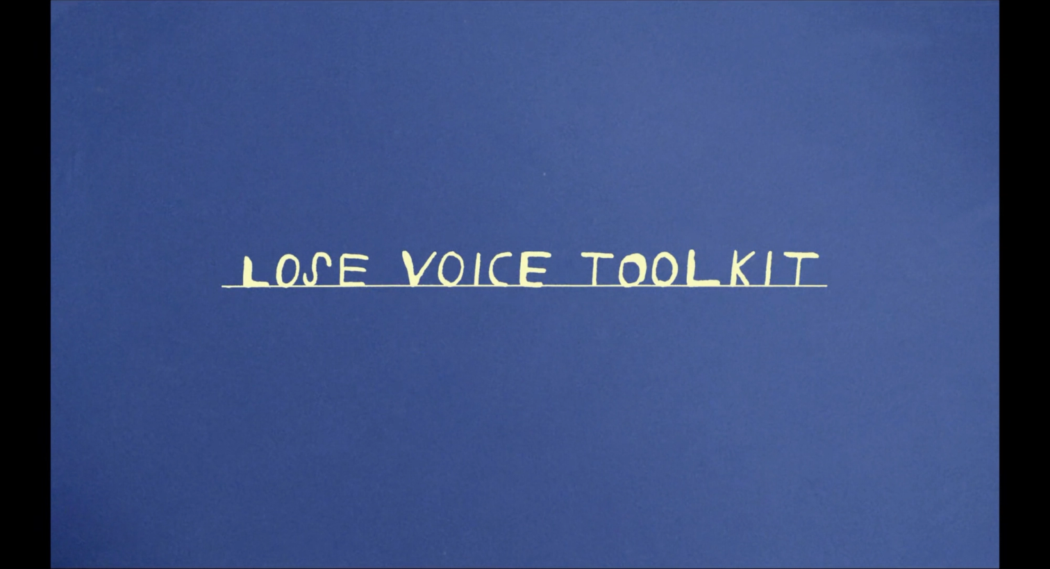 LOSE VOICE TOOLKIT
