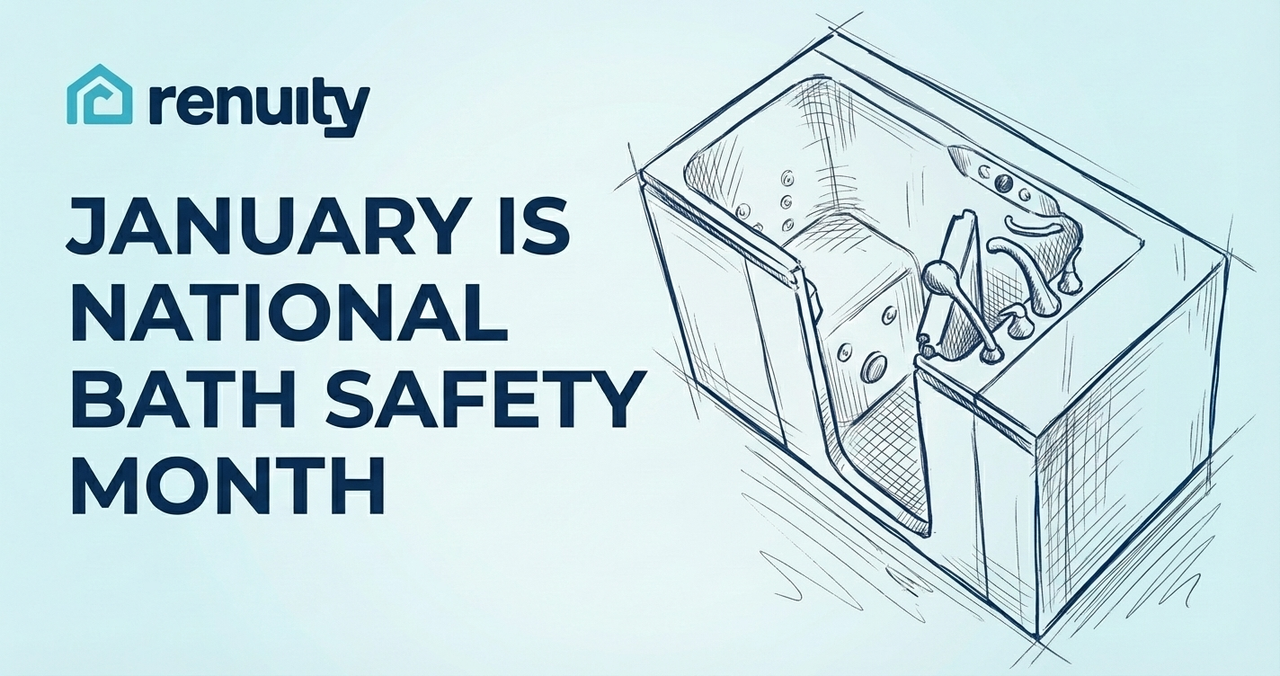 January is National Bath Safety Month