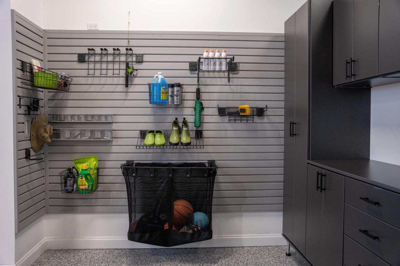 garage wall storage system