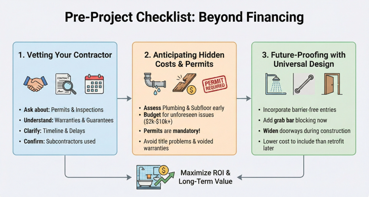 Pre-Project Checklist infographic