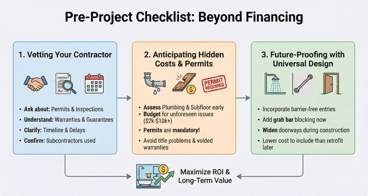 Pre-Project Checklist infographic