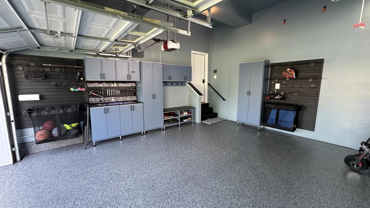 Renuity-installed polyurea floor coating
