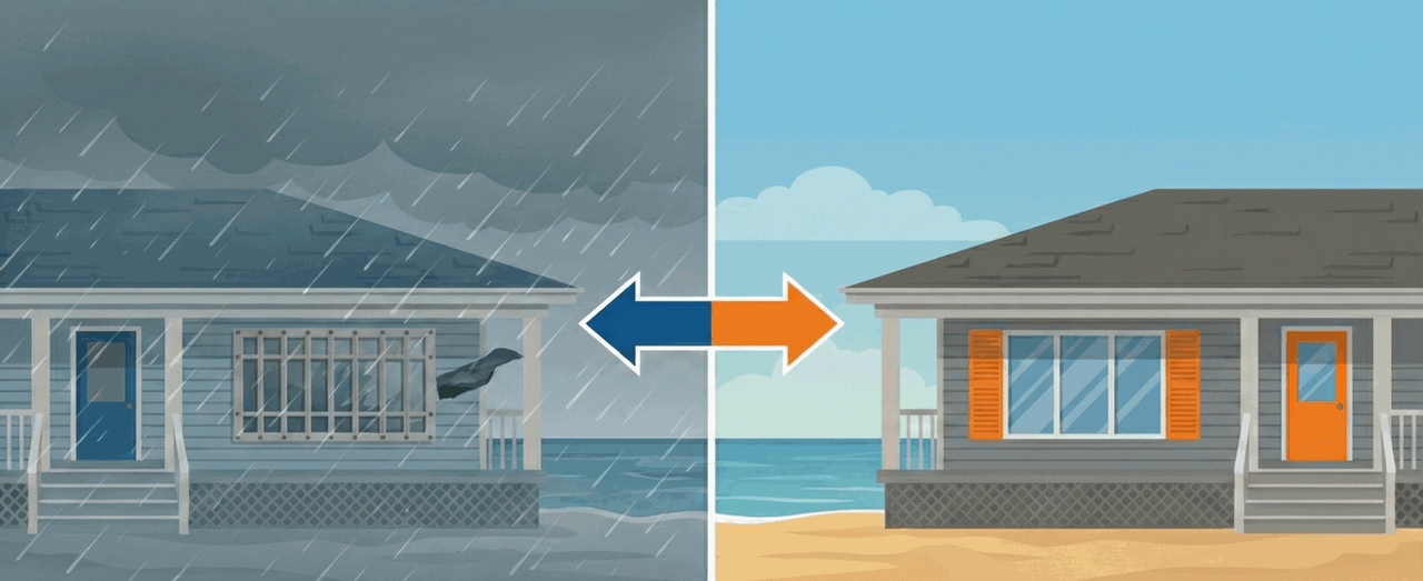 hurricane impact windows graphic