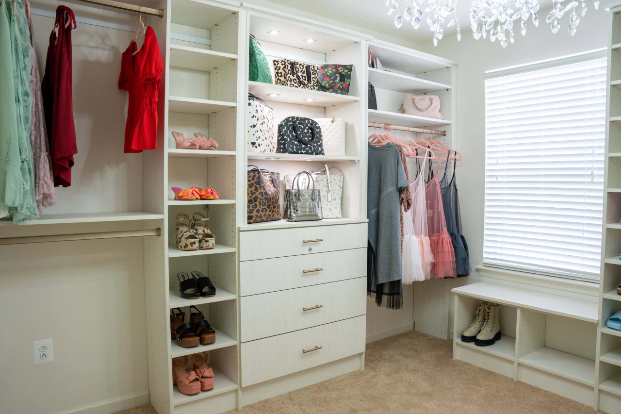 Closet shelves