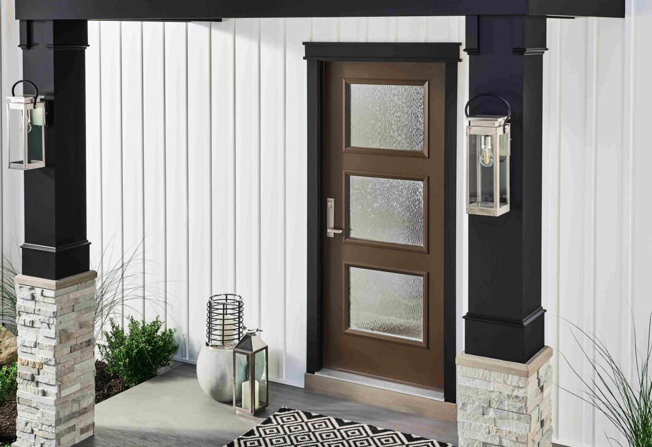 Newly installed front door