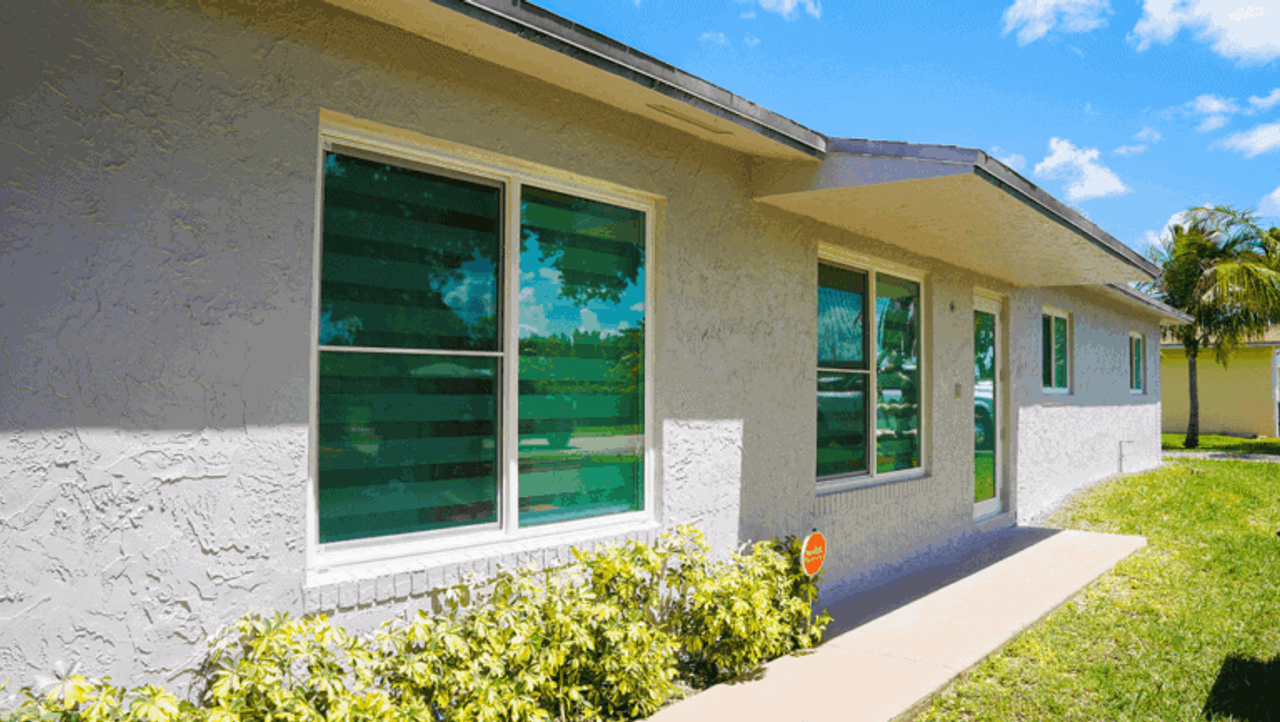 window with sunlight pouring in
