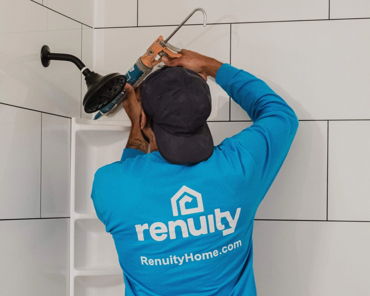 Renuity shower installation