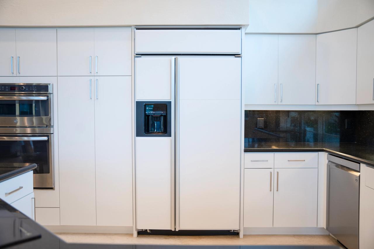 modern white kitchen cabinets