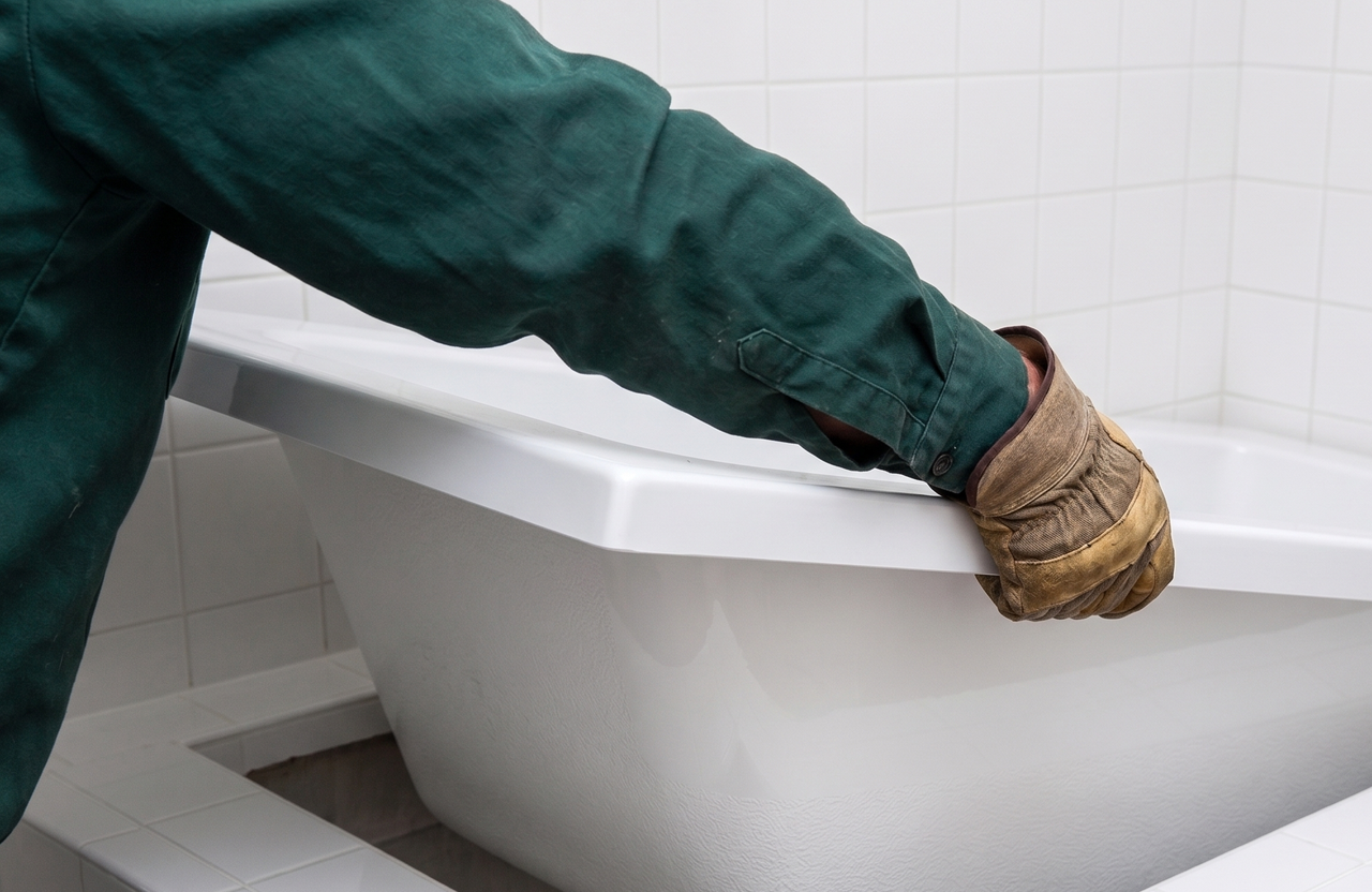 installing a tub liner