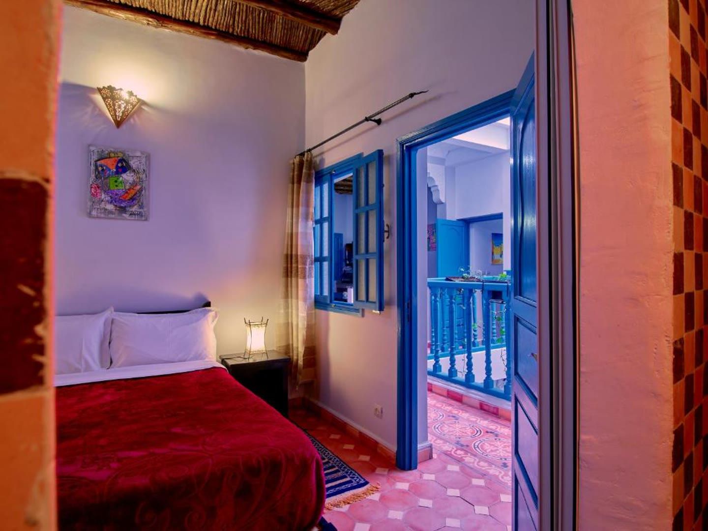 Private room with ensuite bathroom at the riad