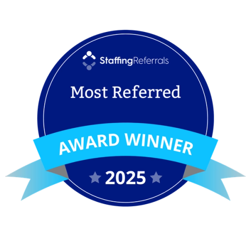 2025 Most Referred from Staffing Referrals
