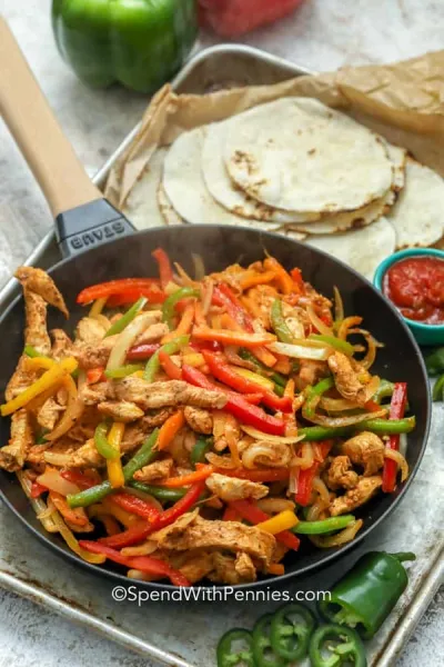 Easy Chicken Fajitas