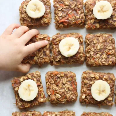 Banana Oatmeal Bars