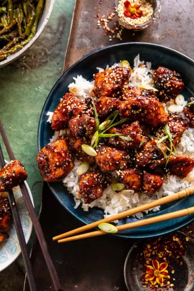Sticky Honey Garlic Chicken