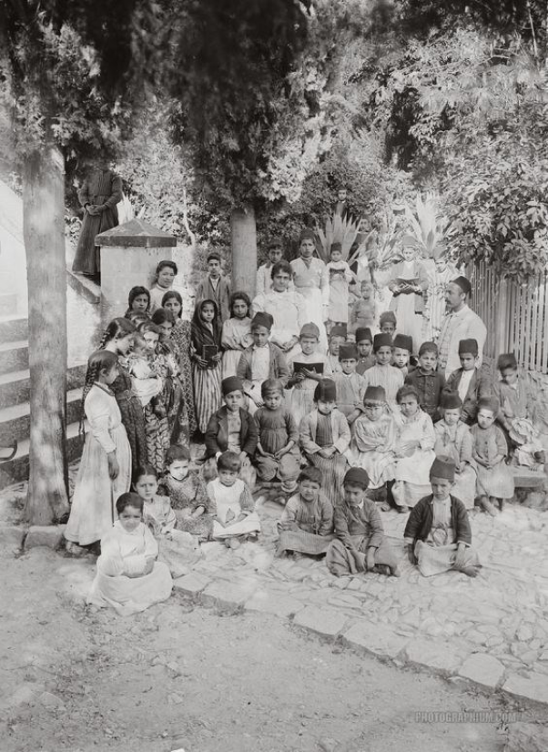 English Mission School Children: Nablus, Palestine 1920