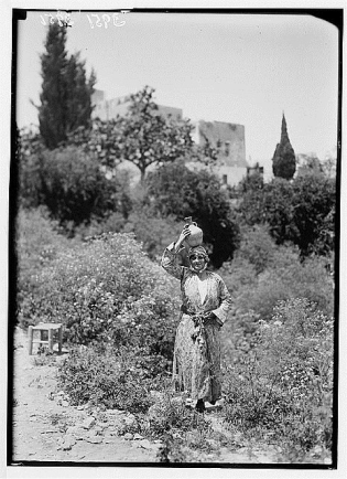 Agriculture in old Nazareth traditional clothing, 1920-1933