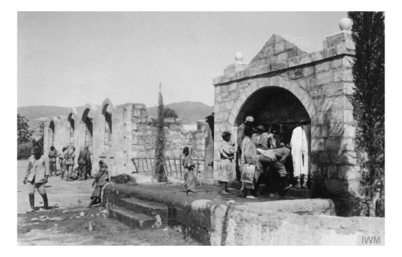 Water spring in Jericho 1918