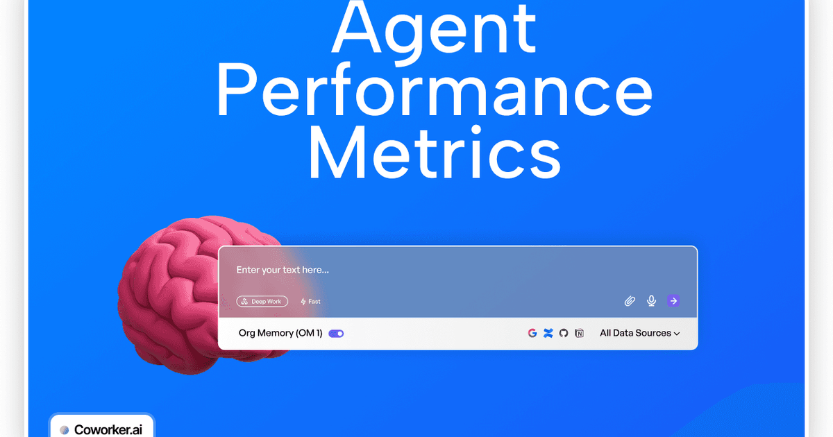 25 Best Agent Performance Metrics to Track (2026) | Coworker AI