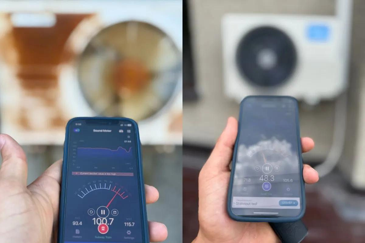 Realizace výměny staré klimatizace za moderní klimatizaci midea Breezeless E