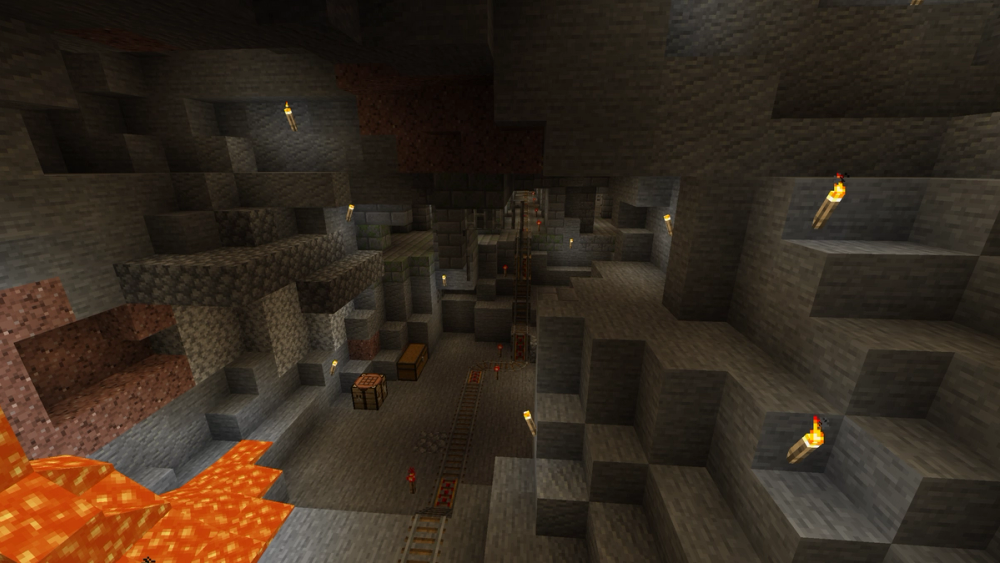 The Stronghold. I connected it via rail.