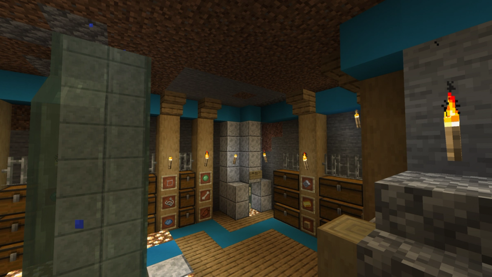 Underground storage area. That ceiling is pretty sketchy, its all swamp water one block up.