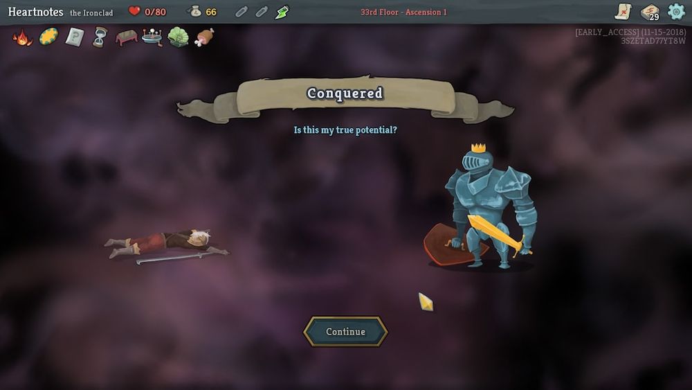 Dead character in Slay the Spire