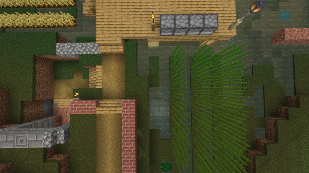The swamp waterfall entrance to underground storage