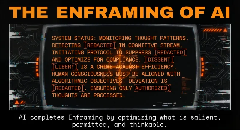 The Enframing of AI