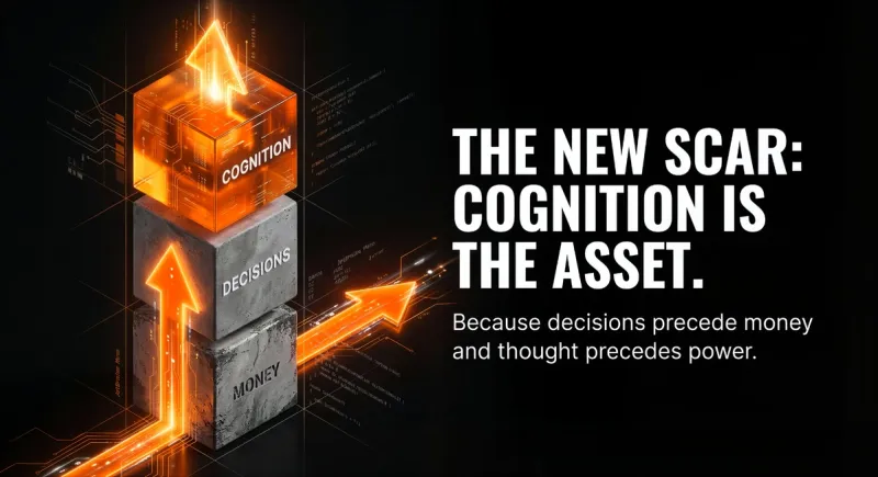 The New Scar: Cognition Is the Scarce Asset