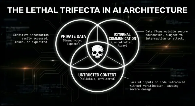 The Lethal Trifecta in AI Architecture