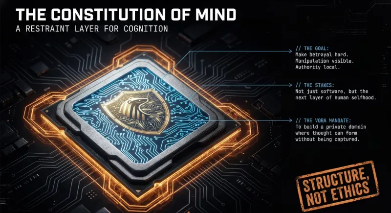 The Constitution of Mind: A Restraint Layer for Cognition