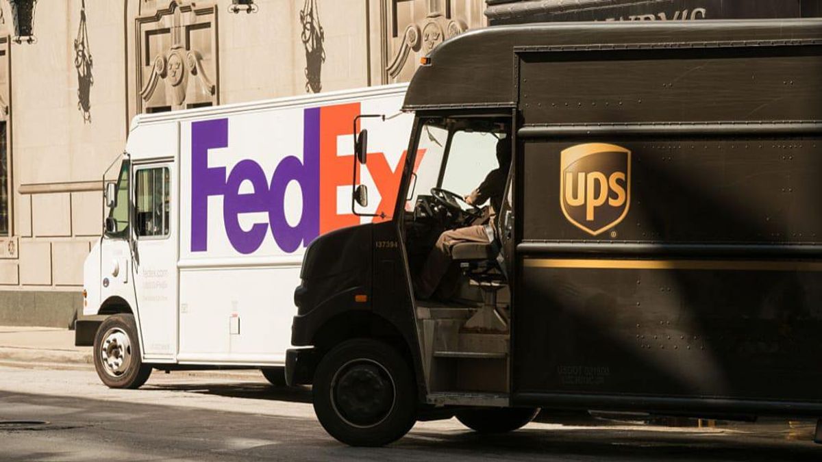Illustration for the article: Parcel Delivery Rates: What 2025 Could Bring FedEx, UPS Shippers