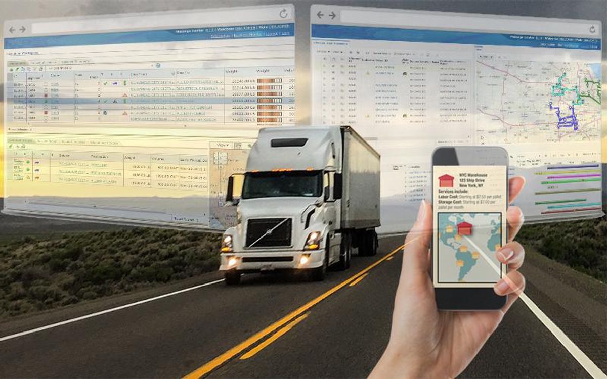 Illustration for the article: Looking For a Transport Management Software (TMS) Solution? Look No Further