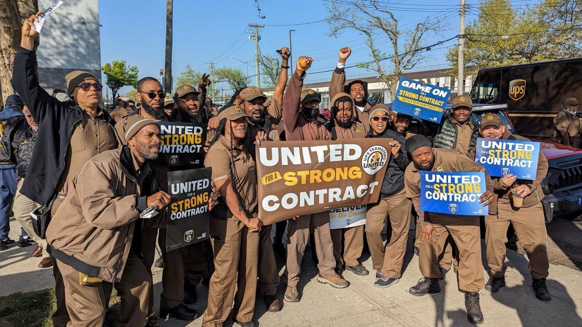 Illustration for the article: Will UPS Strike?   The Million Dollar Question
