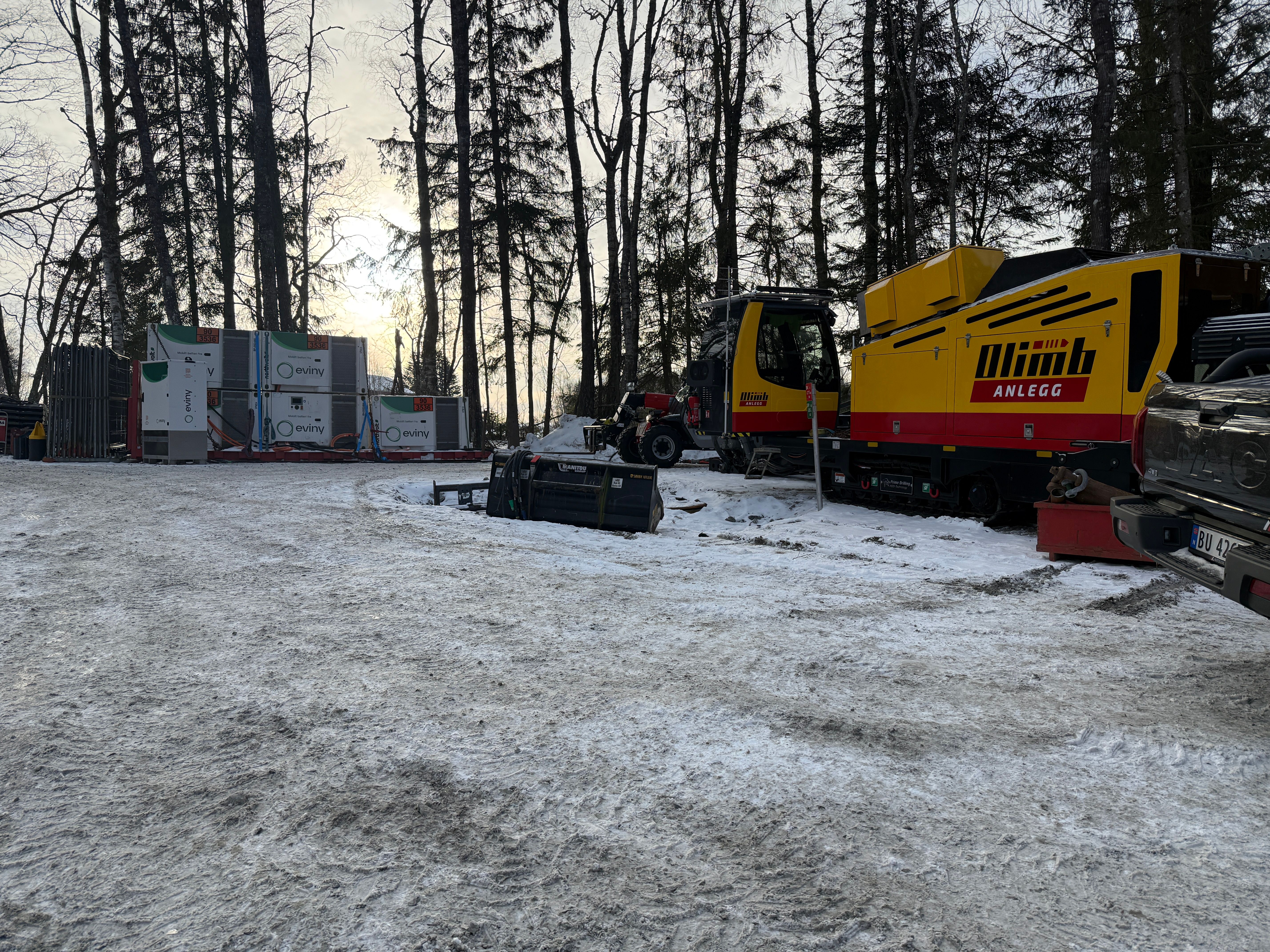 Elektrisk borerigg drifter av batterier