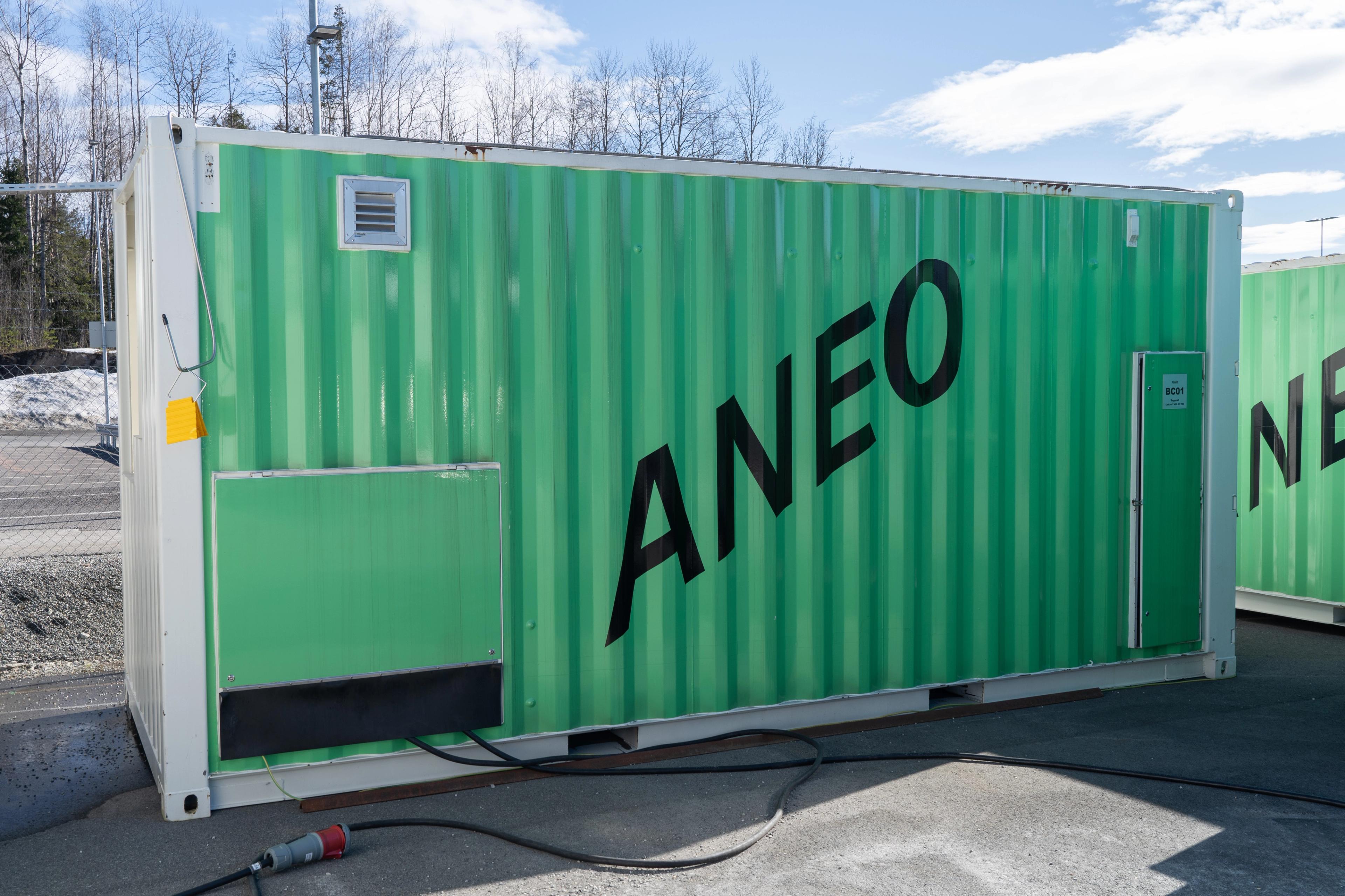 Batterier på byggeplass