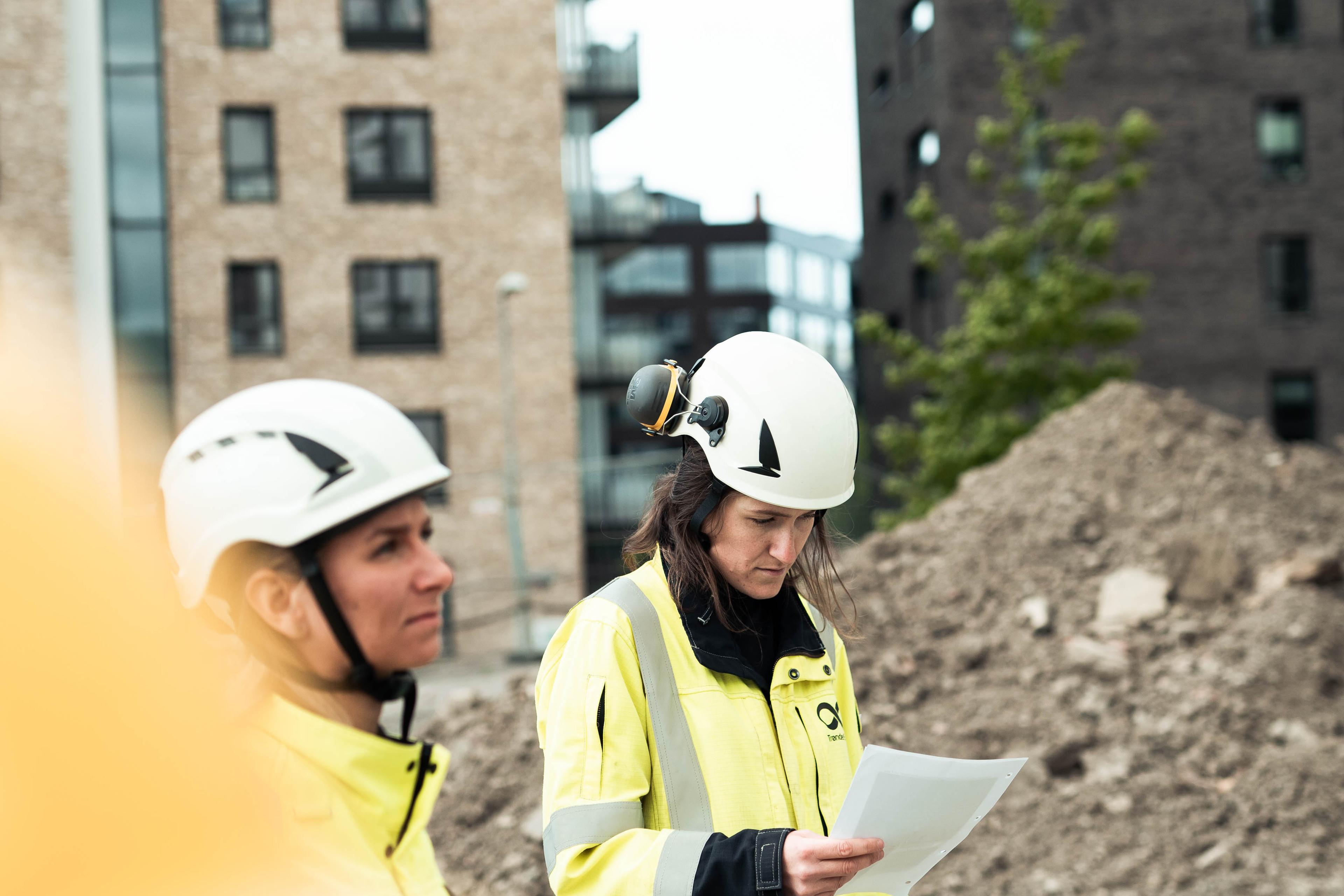 Befaring på byggeplass