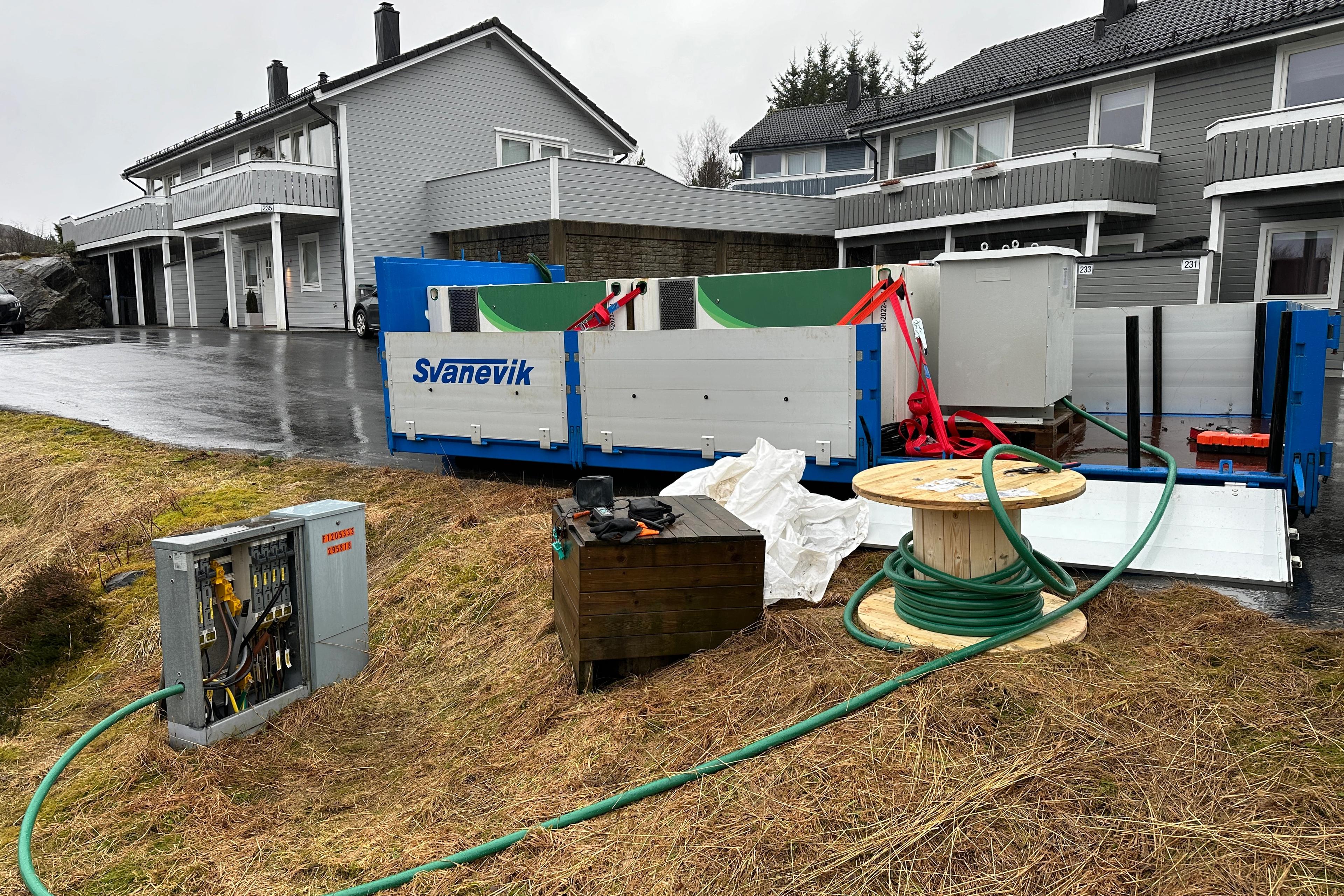 Batteriløsning på flak