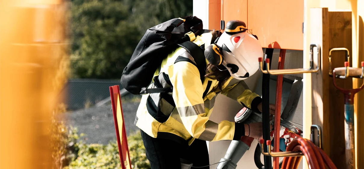 Elektrisk gravemaskin