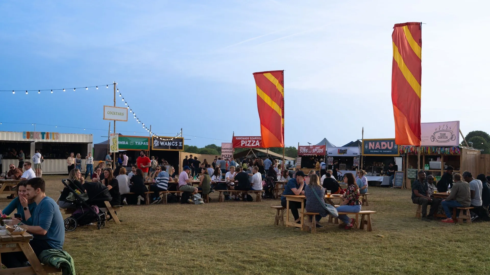 Open-air sites, temporary power, thousands of transactions a day.