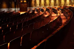 Customer ordering in theatre lobby