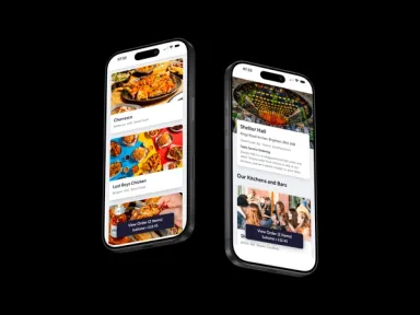 Multi-vendor menus on a single device.