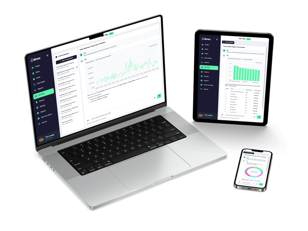 Build menus by describing them.