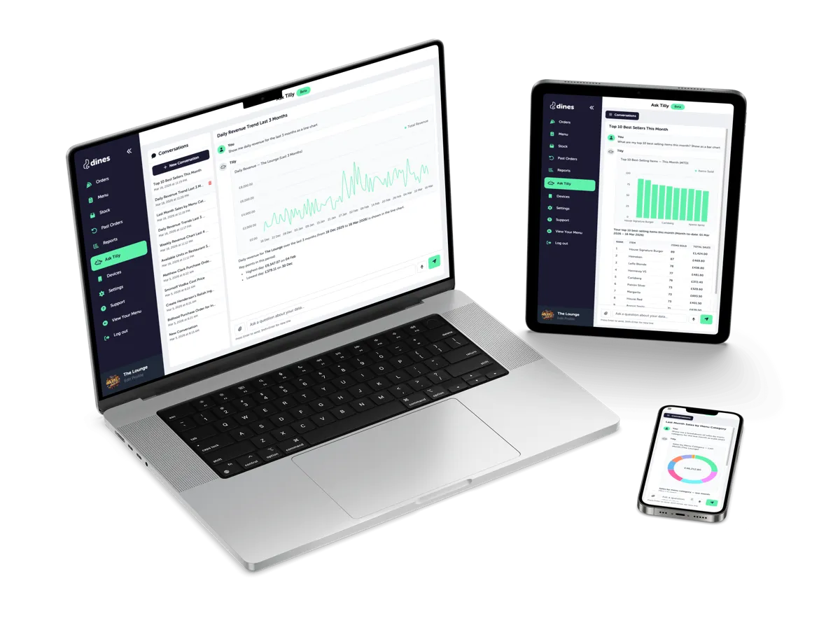 Build menus by describing them.