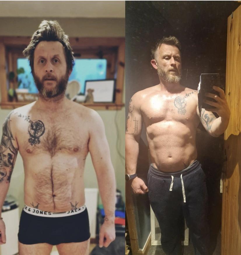 TRT before and after - Gordon's change
