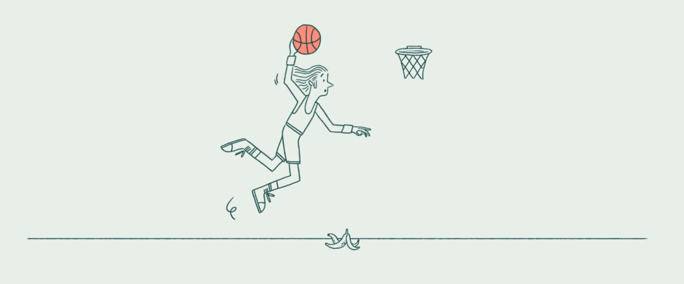 Basketball catroon