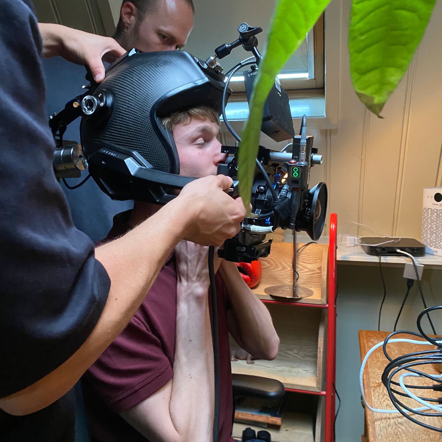 Mervin met POV-camera