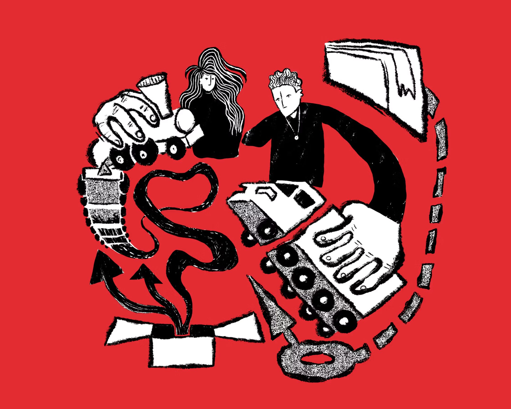 Illustratie op de website teameiffel.nl