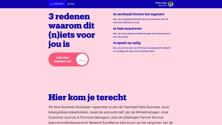 Waarom dit niets voor je is